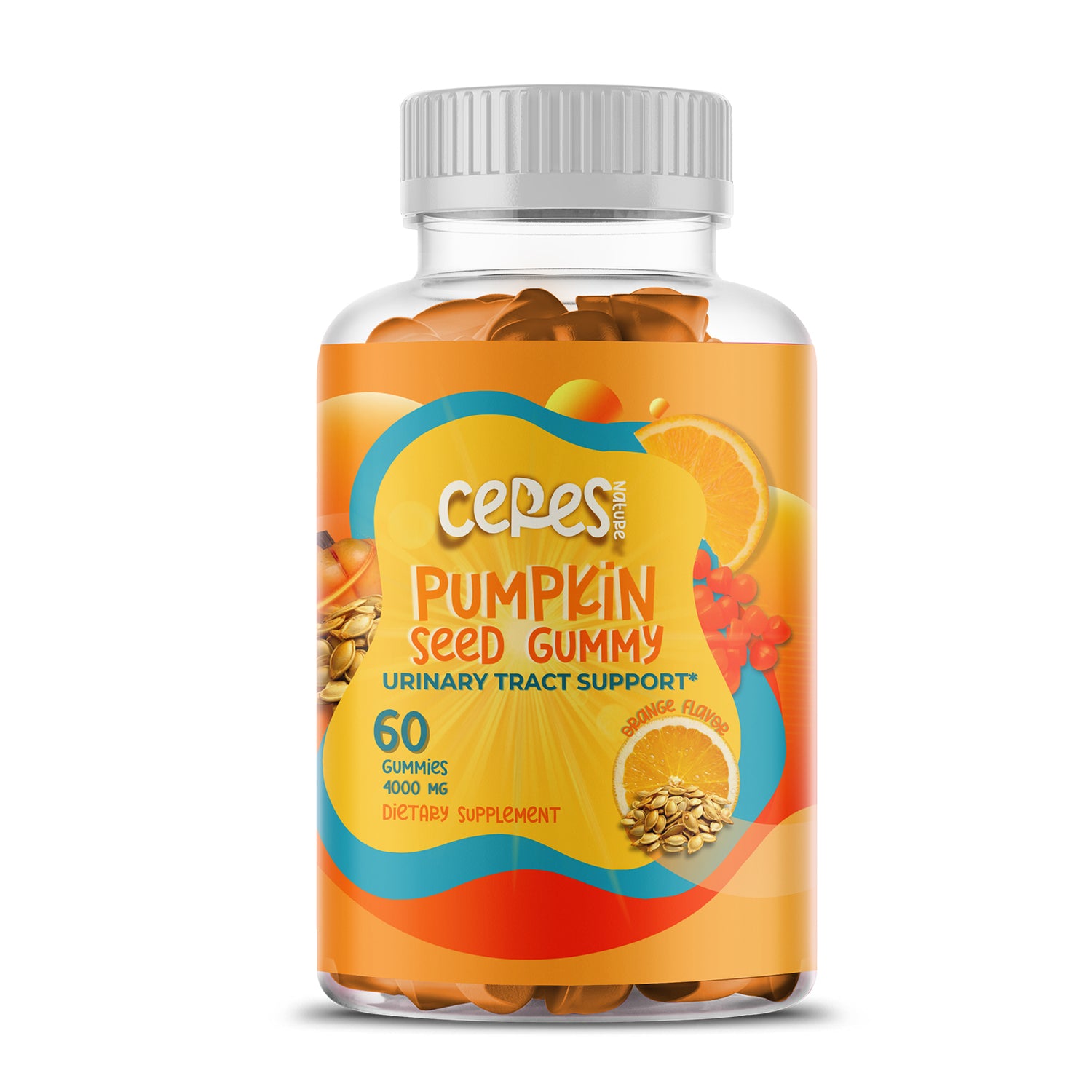 Pumpkin Seed Oil Gummies 4,000 mg** Happy Pumpkin